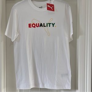 Puma Unisex Equality White Shirt